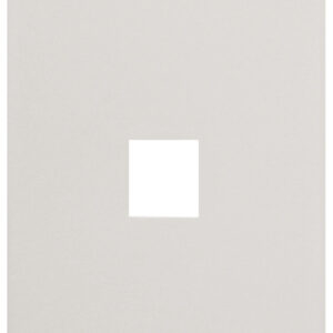 FACEPLATE- FLAT- 1-GANG- 1-PORT- WHITE